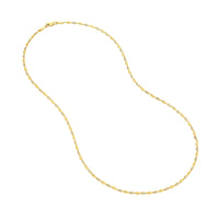 Load image into Gallery viewer, 14K 2.1mm Two-Tone Dorica Chain Necklace with Lobster Lock
