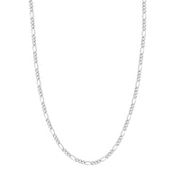 Load image into Gallery viewer, 14K Gold 3.9mm Figaro Chain Necklace with Lobster Lock
