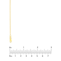 Load image into Gallery viewer, 14K Yellow Gold 1.25mm Anchor Chain Necklace with Lobster Lock
