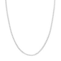Load image into Gallery viewer, 14K Yellow Gold Or White Gold 3mm Mariner Chain Necklace with Lobster Lock
