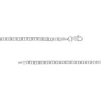 Load image into Gallery viewer, 14K Yellow Gold Or White Gold 3mm Mariner Chain Necklace with Lobster Lock
