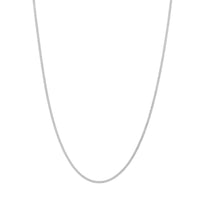 Load image into Gallery viewer, 14K Yellow Gold and White Gold 0.9mm Curb Chain Necklace with Spring Ring
