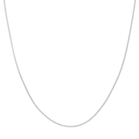 Load image into Gallery viewer, 14K Yellow Gold or White Gold 1.4mm Curb Chain Necklace with Lobster Lock
