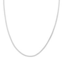 Load image into Gallery viewer, 14K Gold 2.7mm Curb Chain Necklace with Lobster Lock

