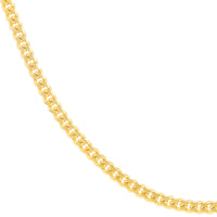 Load image into Gallery viewer, 14K Gold 2.7mm Curb Chain Necklace with Lobster Lock
