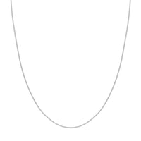 Load image into Gallery viewer, 14K Yellow Gold Or White Gold 1.1mm Franco Chain Necklace with Lobster Lock
