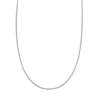 Load image into Gallery viewer, 14K Yellow Gold or White Gold or Rose Gold 1.4mm Snake Chain Necklace with Lobster Lock
