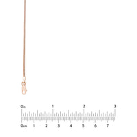 Load image into Gallery viewer, 14K Yellow Gold or White Gold or Rose Gold 1.4mm Snake Chain Necklace with Lobster Lock
