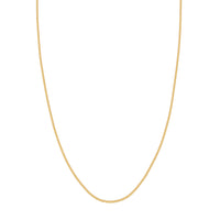 Load image into Gallery viewer, 14K Yellow Gold or White Gold 1.6mm Snake Chain Necklace with Lobster Lock
