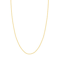 Load image into Gallery viewer, 14K Yellow Gold or White Gold or Rose Gold 1.25mm Wheat Chain Necklace with Lobster Lock
