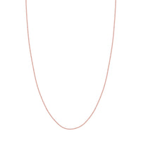 Load image into Gallery viewer, 14K Yellow Gold or White Gold or Rose Gold 1.25mm Wheat Chain Necklace with Lobster Lock
