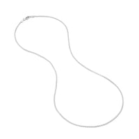 Load image into Gallery viewer, 14K Yellow Gold or White Gold 1.65mm Wheat Chain Necklace with Lobster Lock
