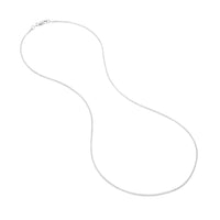 Load image into Gallery viewer, 14K Gold 1.25mm D/C Square Wheat Chain Necklace with Lobster Lock
