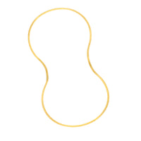 Load image into Gallery viewer, Solid 14K Gold 2.7mm Triple Herringbone Chain Necklace with Lobster Lock
