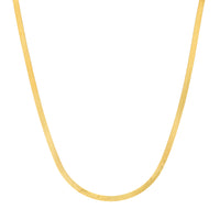 Load image into Gallery viewer, Solid 14K Gold 5.10mm Triple Herringbone Necklace with Lobster Lock
