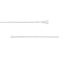 Load image into Gallery viewer, 14K Yellow Gold or White Gold 1.15mm Singapore Chain Necklace with Spring Ring

