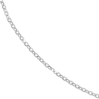 Load image into Gallery viewer, 14K Yellow Gold or White Gold or Rose Gold 1.15mm D/C Cable Chain Necklace with Lobster Lock
