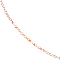 Load image into Gallery viewer, 14K Yellow Gold or White Gold or Rose Gold 1.15mm D/C Cable Chain Necklace with Lobster Lock
