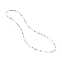 Load image into Gallery viewer, 14K Gold 4mm Paper Clip Chain Necklace with Lobster Lock
