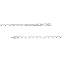 Load image into Gallery viewer, 14K Gold 4mm Paper Clip Chain Necklace with Lobster Lock

