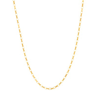 Load image into Gallery viewer, 14K Yellow Gold 0.88mm Box Chain Necklace with Spring Ring
