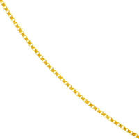 Load image into Gallery viewer, 14K Yellow Gold  0.55mm Box Chain Necklace with Spring Ring
