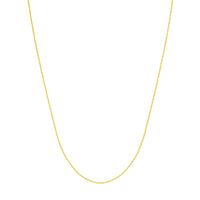Load image into Gallery viewer, 14K Yellow Gold  0.55mm Box Chain Necklaces with Lobster Lock
