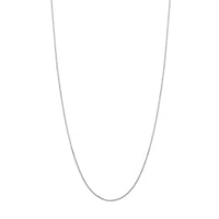 Load image into Gallery viewer, 14K Yellow Gold and White Gold 0.66mm Box Chain Necklace with Lobster Lock
