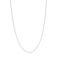 Load image into Gallery viewer, 14K Yellow Gold and White Gold 0.73mm Box Chain Necklace with Lobster Lock
