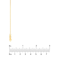 Load image into Gallery viewer, 14K Yellow Gold and White Gold 0.96mm Box Chain Necklace with Lobster Lock
