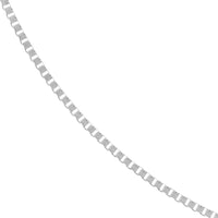 Load image into Gallery viewer, 14K Yellow Gold and White Gold 0.96mm Box Chain Necklace with Lobster Lock
