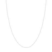 Load image into Gallery viewer, 14K Yellow Gold and White Gold 0.85mm Square Wheat Chain Necklace with Spring Ring
