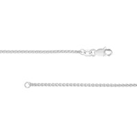 Load image into Gallery viewer, 14K Yellow Gold or White Gold 1.5mm Wheat Chain Necklace with Lobster Lock

