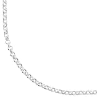 Load image into Gallery viewer, Solid 14K Gold 3.75mm Hollow Rolo Chain Necklace with Lobster Lock
