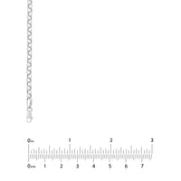 Load image into Gallery viewer, Solid 14K Gold 3.75mm Hollow Rolo Chain Necklace with Lobster Lock
