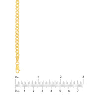 Load image into Gallery viewer, 14K Yellow Gold or White Gold 4.50mm Curb Chain Necklace with Lobster Lock
