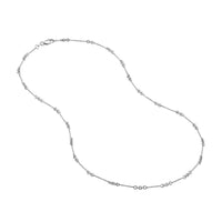 Load image into Gallery viewer, 14K Yellow Gold and White Gold 0.8mm Designer Twist Chain Necklace with Lobster Lock
