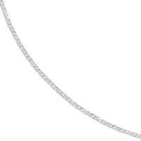 Load image into Gallery viewer, 14K Yellow Gold and White Gold 0.85mm Square Wheat Chain Necklace with Lobster Lock

