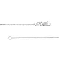 Load image into Gallery viewer, 14K Yellow Gold and White Gold 0.85mm Square Wheat Chain Necklace with Lobster Lock
