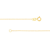 Load image into Gallery viewer, 14K Yellow Gold and White Gold 0.65mm Pendant Rope Chain Necklaces with Spring Ring
