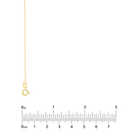 Load image into Gallery viewer, 14K Yellow Gold and White Gold 0.65mm Pendant Rope Chain Necklaces with Spring Ring
