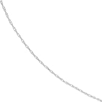 Load image into Gallery viewer, 14K Yellow Gold and White Gold 0.65mm Pendant Rope Chain Necklaces with Spring Ring
