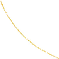 Load image into Gallery viewer, 14K Yellow Gold and White Gold 0.65mm Pendant Rope Chain Necklaces with Spring Ring
