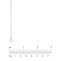 Load image into Gallery viewer, 14K Yellow Gold or White Gold 1.45mm Hammered Forzentina Chain Necklace with Spring Ring
