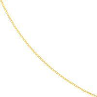 Load image into Gallery viewer, 14K Yellow Gold  0.55mm Adjustable Box Chain Necklaces with Spring Ring

