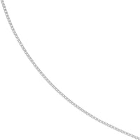 Load image into Gallery viewer, 14K Yellow Gold and White Gold 0.66mm Adjustable Box Chain Necklace with Lobster Lock
