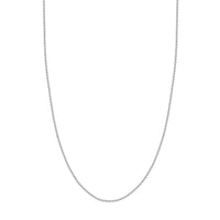 Load image into Gallery viewer, 14K Yellow Gold or White Gold or Rose Gold 1.5mm Rolo Chain Necklace with Lobster Lock
