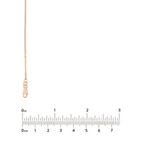 Load image into Gallery viewer, 14K Yellow Gold or White Gold or Rose Gold 1.5mm Rolo Chain Necklace with Lobster Lock

