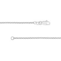 Load image into Gallery viewer, 14K Yellow Gold or White Gold or Rose Gold 1.5mm Rolo Chain Necklace with Lobster Lock
