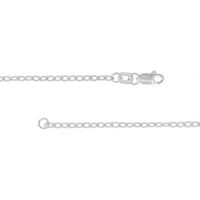 Load image into Gallery viewer, 14K Yellow Gold or White Gold or Rose Gold 1.90mm Designer Rolo Chain Necklace with Lobster Lock
